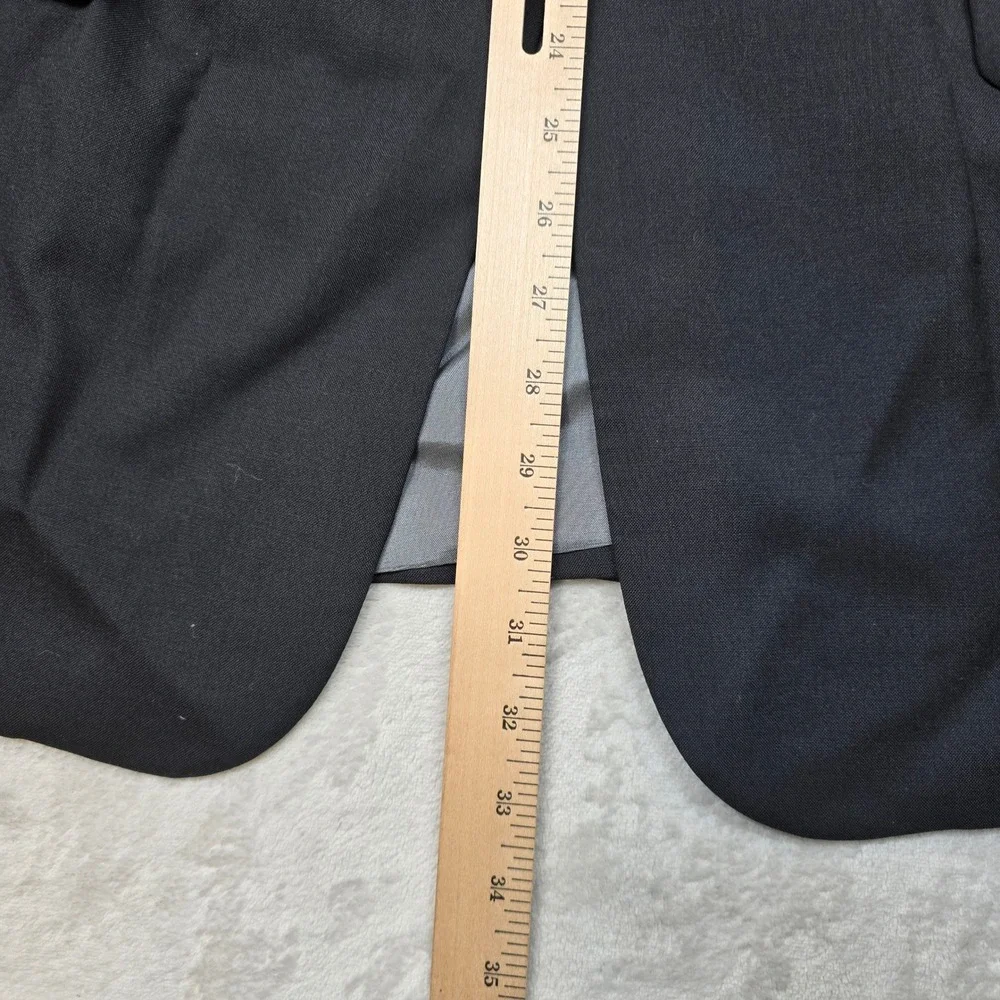 Stafford Tuxedo Suit Mens 42R 2 Piece Pants 36x28 Black‎ Wool Classic Fit